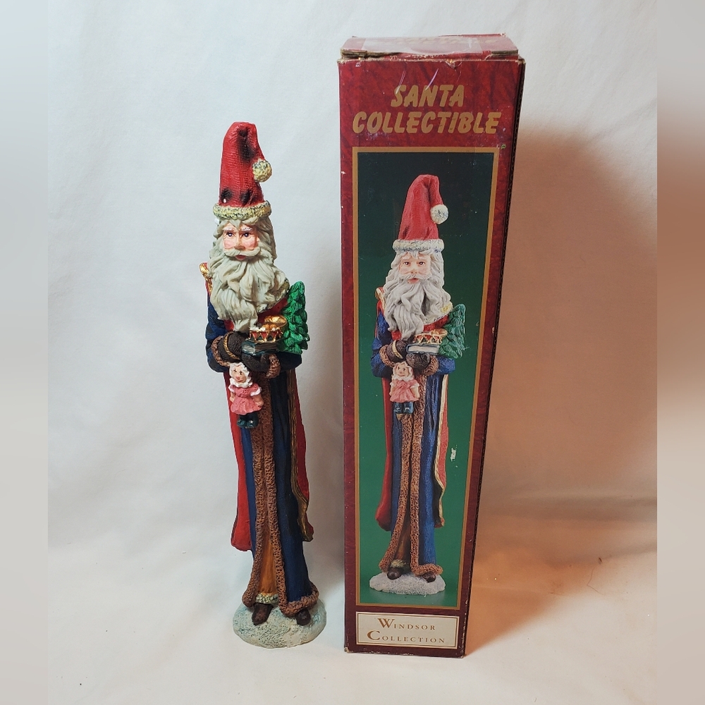 Santa Claus Vintage Windsor Collection Santa Collectible Figurine World Bazaars